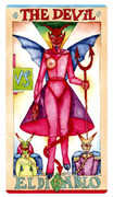 The Devil Tarot card in Napo Tarot deck