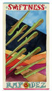 Eight of Wands Tarot card in Napo Tarot deck