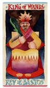 King of Wands Tarot card in Napo Tarot deck
