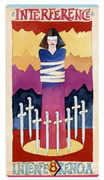 Eight of Swords Tarot card in Napo Tarot deck