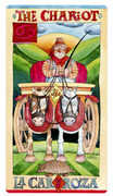 The Chariot Tarot card in Napo Tarot deck
