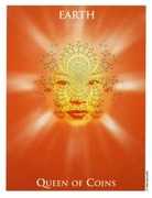 Queen of Coins Tarot card in One World Tarot deck