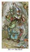 The Devil Tarot card in Paulina deck