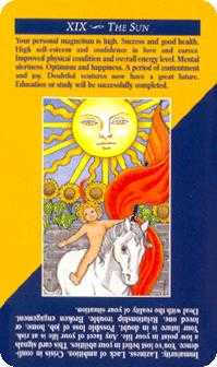 The Sun Tarot card in Quick and Easy Tarot deck