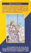Queen of Swords Tarot card in Quick and Easy deck