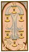 Six of Cups Tarot card in Renaissance deck