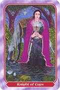 Knight of Cups Tarot card in Spiral deck