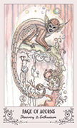 Page of Acorns Tarot card in Spiritsong deck