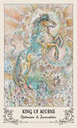 King of Acorns Tarot card in Spiritsong deck