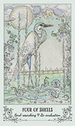Four of Shells Tarot card in Spiritsong deck