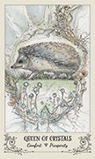 Queen of Crystals Tarot card in Spiritsong deck