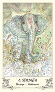 Strength Tarot card in Spiritsong deck
