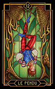 The Hanged Man Tarot card in Tarot Decoratif deck