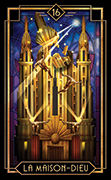 The Tower Tarot card in Tarot Decoratif deck