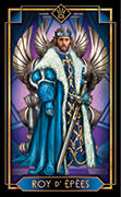 King of Swords Tarot card in Tarot Decoratif deck