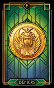 Ace of Coins Tarot card in Tarot Decoratif deck