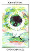 Ace of Water Tarot card in Tarot of the Spirit Tarot deck