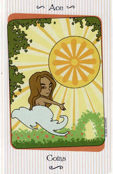 Ace of Coins Tarot card in Vanessa Tarot deck