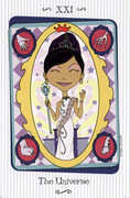 The Universe Tarot card in Vanessa deck