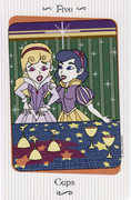 Five of Cups Tarot card in Vanessa deck