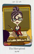 The Hierophant Tarot card in Vanessa deck