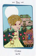 Ten of Coins Tarot card in Vanessa deck