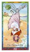 The Hanged Man Tarot card in Whimsical deck