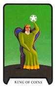 King of Coins Tarot card in Tarot of the Witches deck